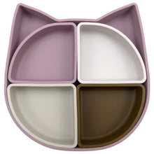 Load image into Gallery viewer, Baby Rubber Relief Suction Cat Plate