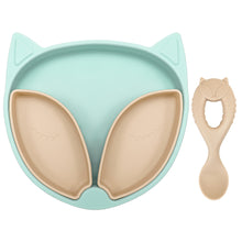 Load image into Gallery viewer, Baby Divisible Suction Fox Plate