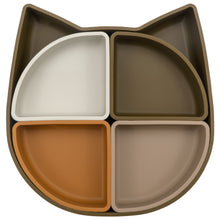 Load image into Gallery viewer, Baby Rubber Relief Suction Cat Plate