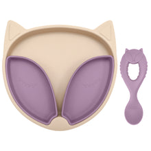Load image into Gallery viewer, Baby Divisible Suction Fox Plate
