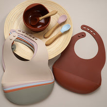 Load image into Gallery viewer, Baby Adjustable Silicone Bib
