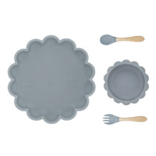 Load image into Gallery viewer, Baby Silicone Tableware 4pcs (Lion)