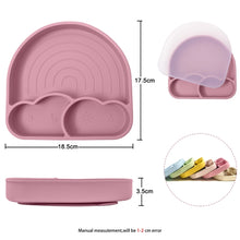 Load image into Gallery viewer, Baby Cloud shape Suction Plate with lid