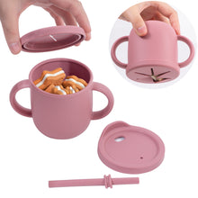 Load image into Gallery viewer, Baby Multifunction Silicone Training Cup