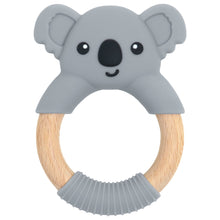 Load image into Gallery viewer, Baby Silicone Koala Half-Ring Teether