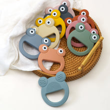 Load image into Gallery viewer, Frog Shape Baby Teether