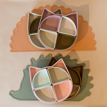 Load image into Gallery viewer, Baby Rubber Relief Suction Cat Plate