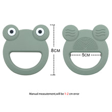 Load image into Gallery viewer, Frog Shape Baby Teether