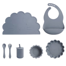Load image into Gallery viewer, Baby Bibs & Tableware Set