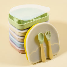 Load image into Gallery viewer, Baby Cloud shape Suction Plate with lid