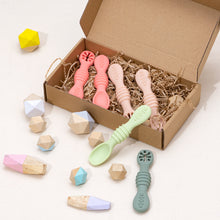 Load image into Gallery viewer, Customsizable Silicone Baby Food Spoon
