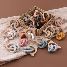 Load image into Gallery viewer, Baby Hand Rattle Teether