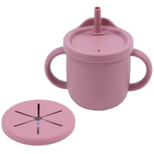 Load image into Gallery viewer, Baby Multifunction Silicone Training Cup