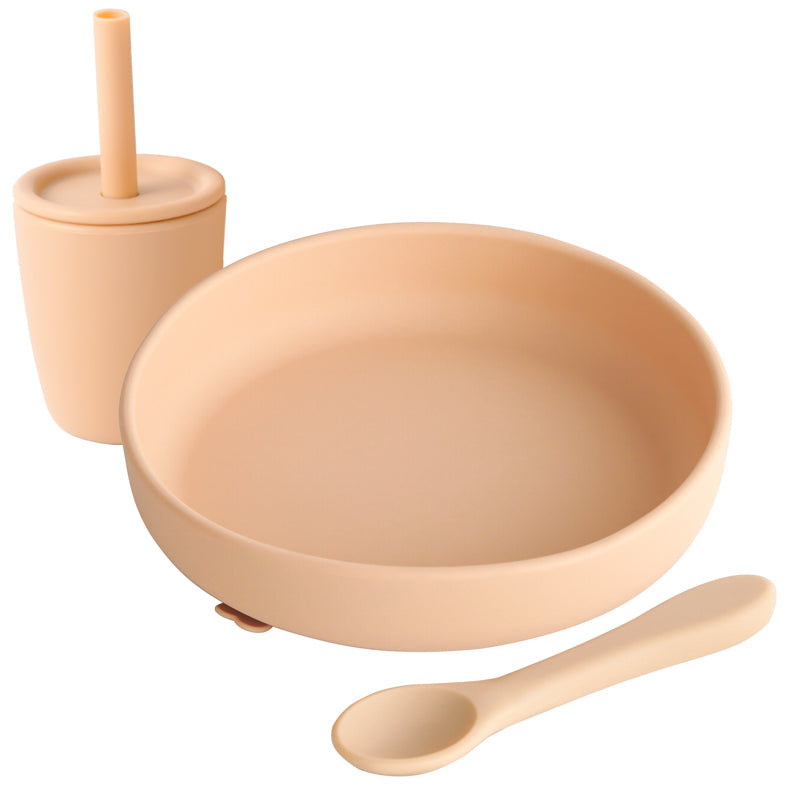 Baby Feeding Set(Suction Plate+Cup+Spoon)